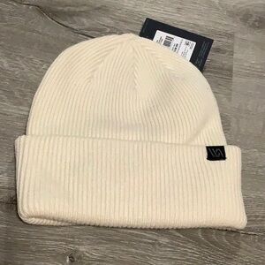 Vrst brand ribbed beanie hat light sand color